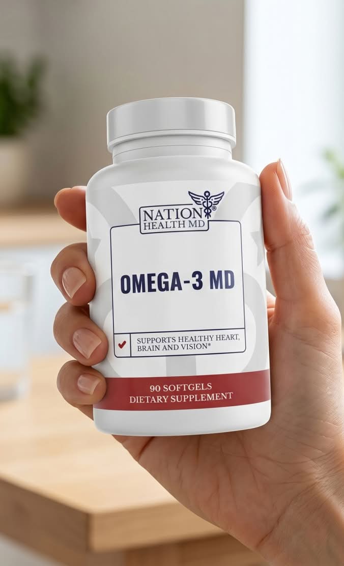 Omega-3 bottle